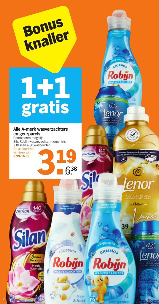 Alle A Merk Wasverzachters En Geurparels Gratis Aanbieding Bij