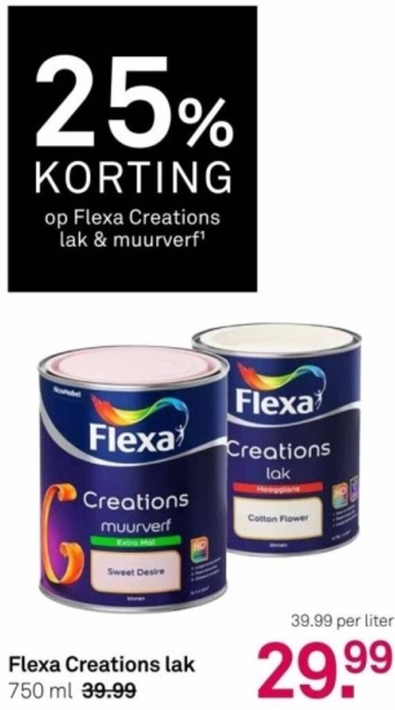 Flexa Creations Lak Ml Aanbieding Bij Karwei