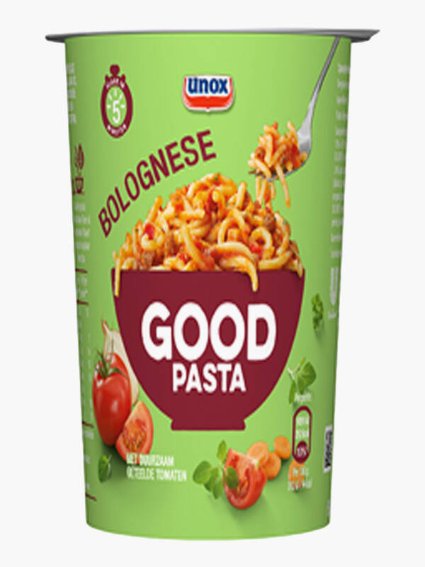 Unox Good Pasta Bolognese Cup 68G Aanbieding Bij Flink