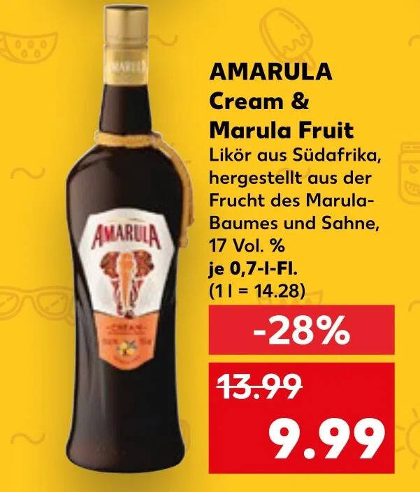 Amarula Cream Marula Fruit Aanbieding Bij Kaufland De