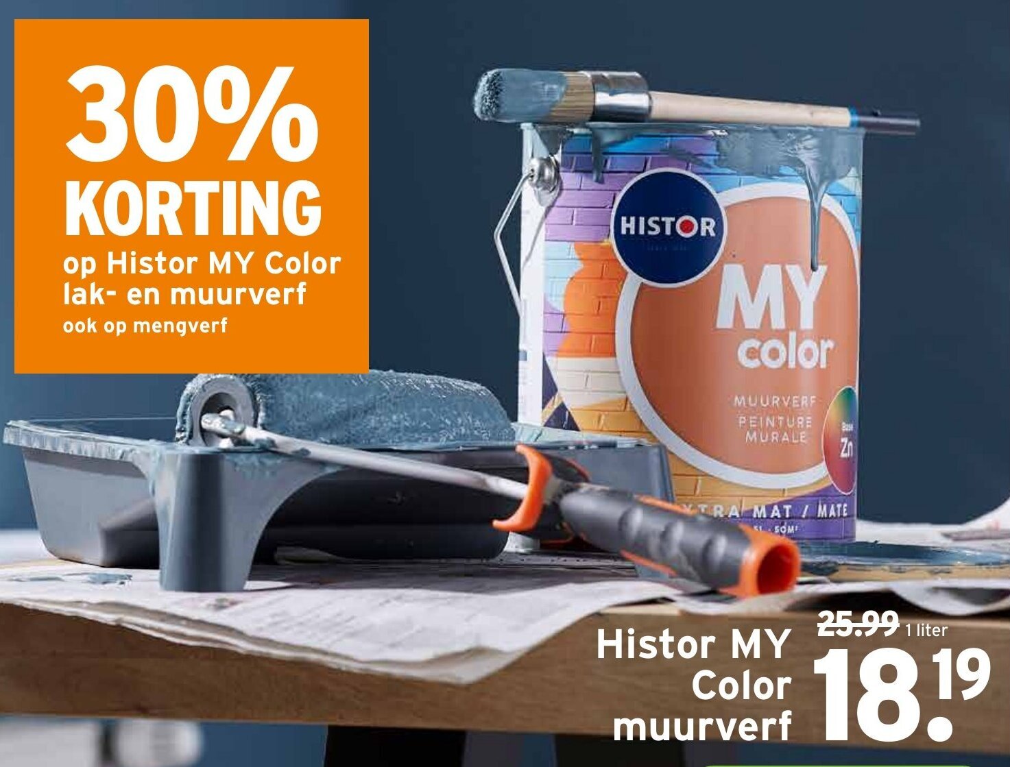 Histor My Color Muurverf 1L Aanbieding Bij GAMMA