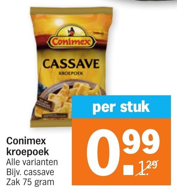 Conimex Kroepoek 75 Gram Aanbieding Bij Albert Heijn