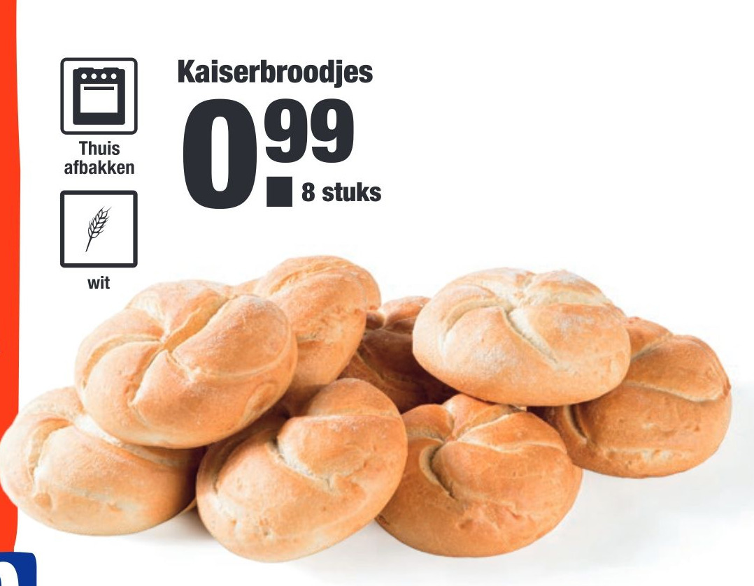 Kaiserbroodjes Aanbieding Bij Aldi