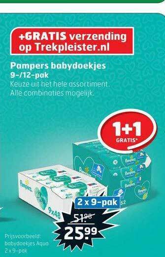 Pampers Babydoekjes Gratis Aanbieding Bij Trekpleister