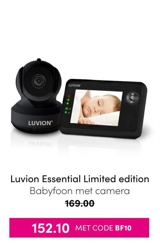 Luvion Essential Limited Edition Babyfoon Met Camera Aanbieding Bij