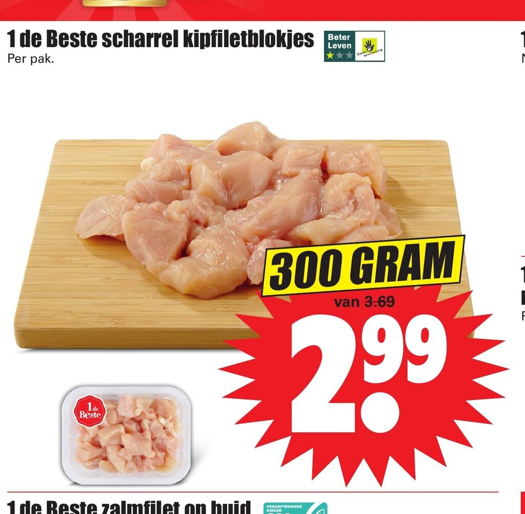 De Beste Scharrel Kipfiletblokjes Gram Aanbieding Bij Dirk