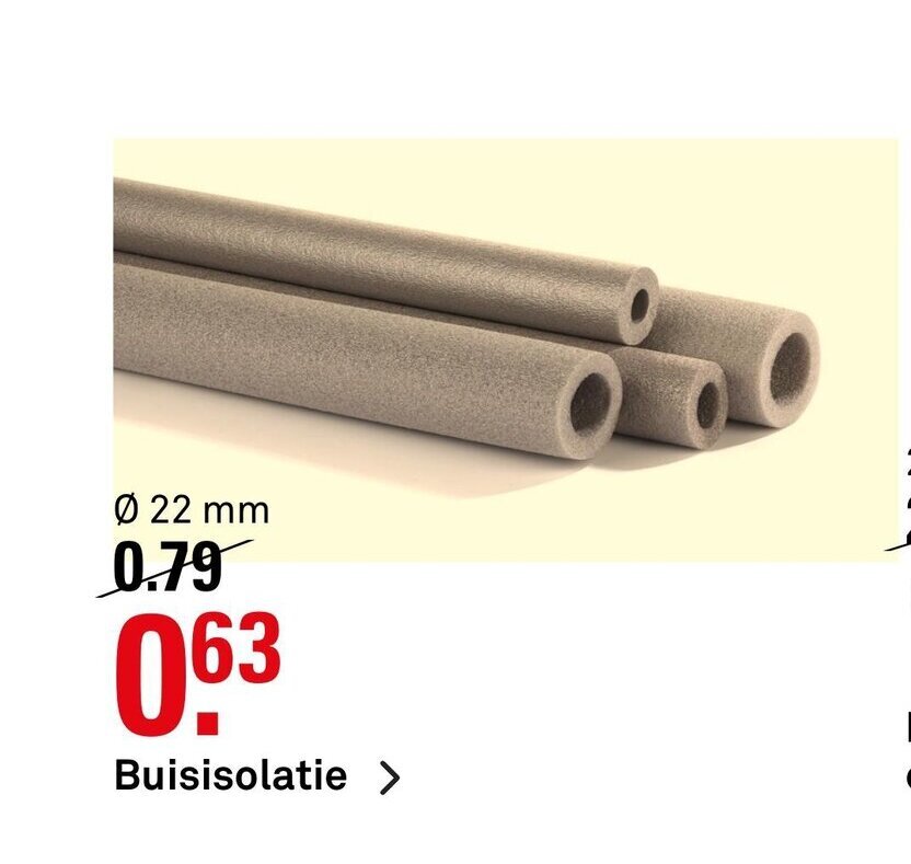 Buisisolatie 22mm Aanbieding Bij Karwei