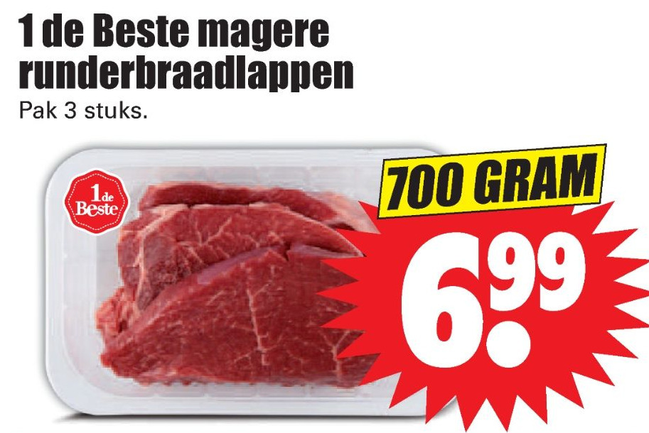 1 De Beste Magere Runderbraadlappen Aanbieding Bij Dirk