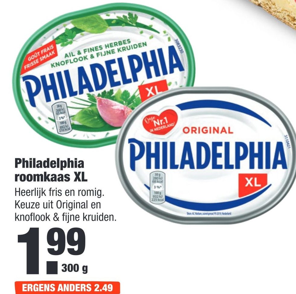 Philadelphia Roomkaas Xl G Aanbieding Bij Aldi