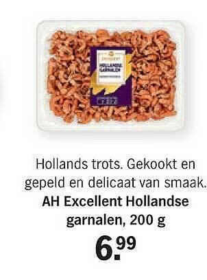 AH Excellent Hollandse Garnalen 200g Aanbieding Bij Albert Heijn