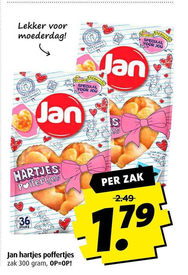 Jan Hartjes Poffertjes G Aanbieding Bij Boni