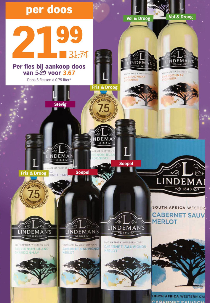 Lindeman S South Africa Aanbieding Bij Albert Heijn