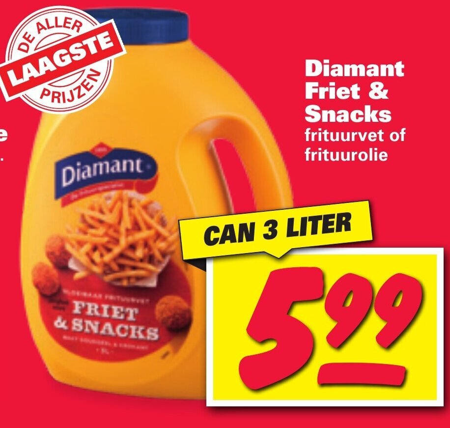 Diamant Friet Snacks L Aanbieding Bij Nettorama