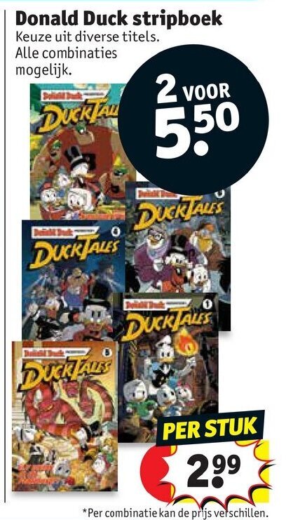 Donald Duck Stripboek Aanbieding Bij Kruidvat