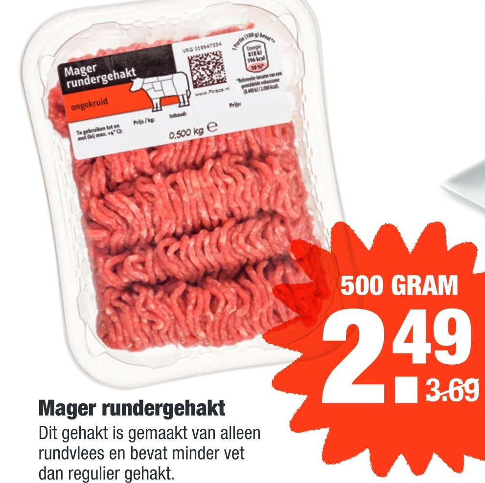 Mager Rundergehakt Aanbieding Bij Aldi