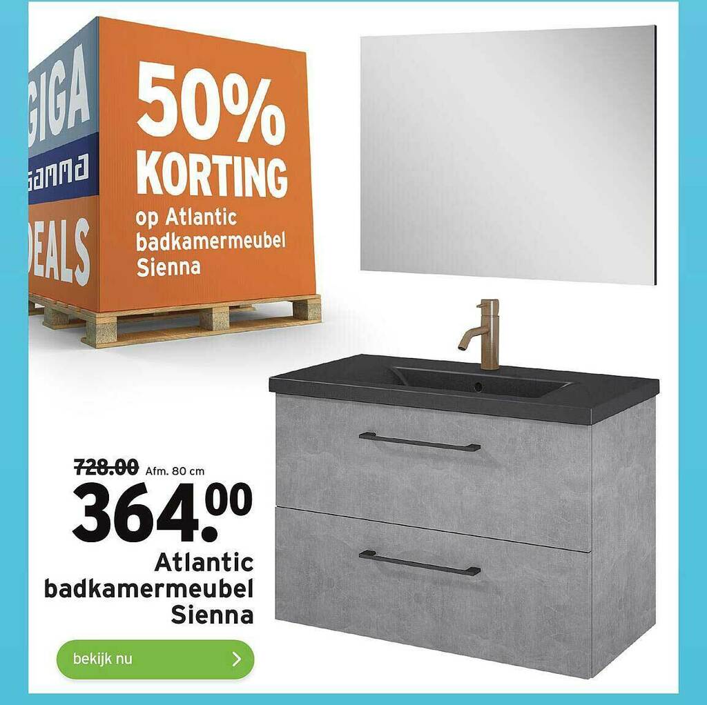 Atlantic Badkamermeubel Sienna Korting Aanbieding Bij Gamma