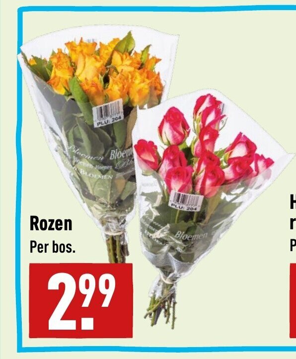 Rozen Per Bos Aanbieding Bij ALDI