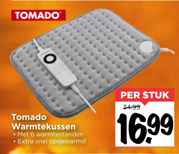 Tomado Warmtekussen Aanbieding Bij Vomar Voordeelmarkt