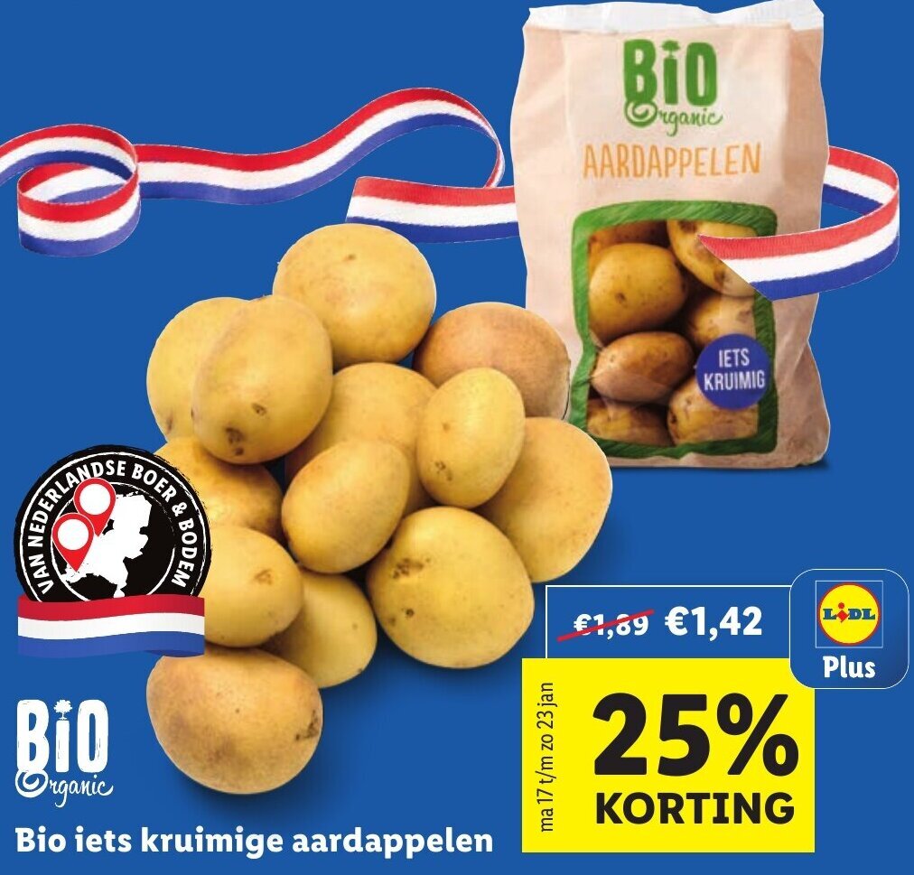 Bio Iets Kruimige Aardappelen Aanbieding Bij Lidl