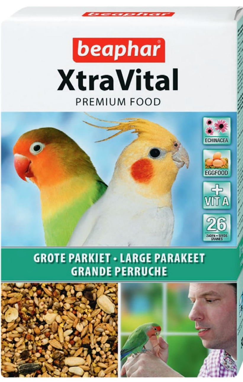 Vogelvoer BEAPHAR Xtra Vital Grote Parkiet Kanarie Parkiet Of