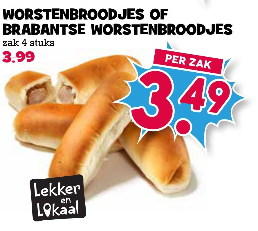 Worstenbroodjes Of Brabantse Worstenbroodjes Aanbieding Bij Boon S Markt