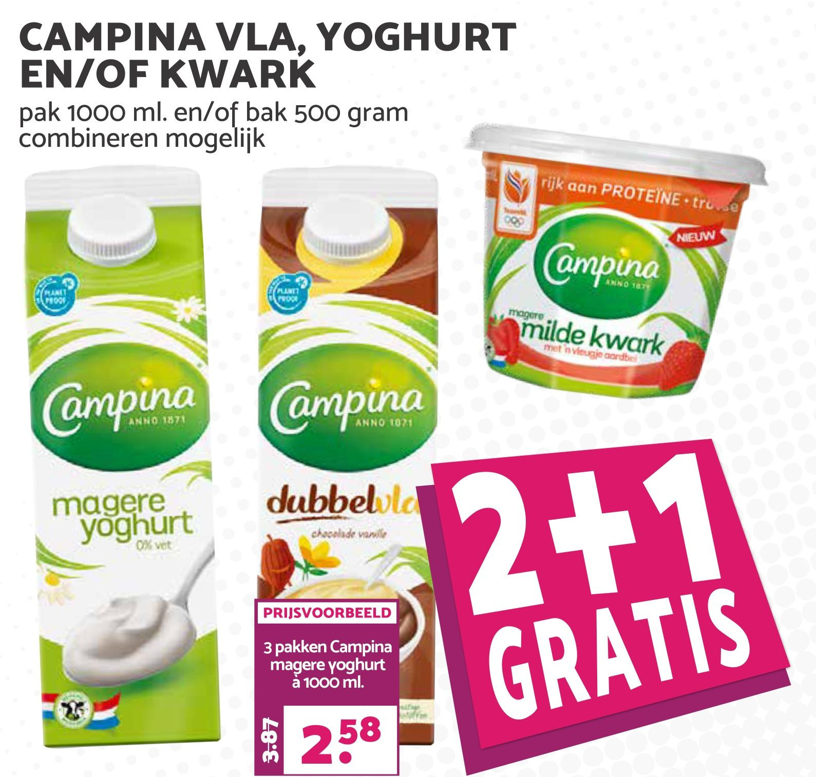 Campina Vla Yoghurt En Of Kwark Aanbieding Bij Boon S Markt