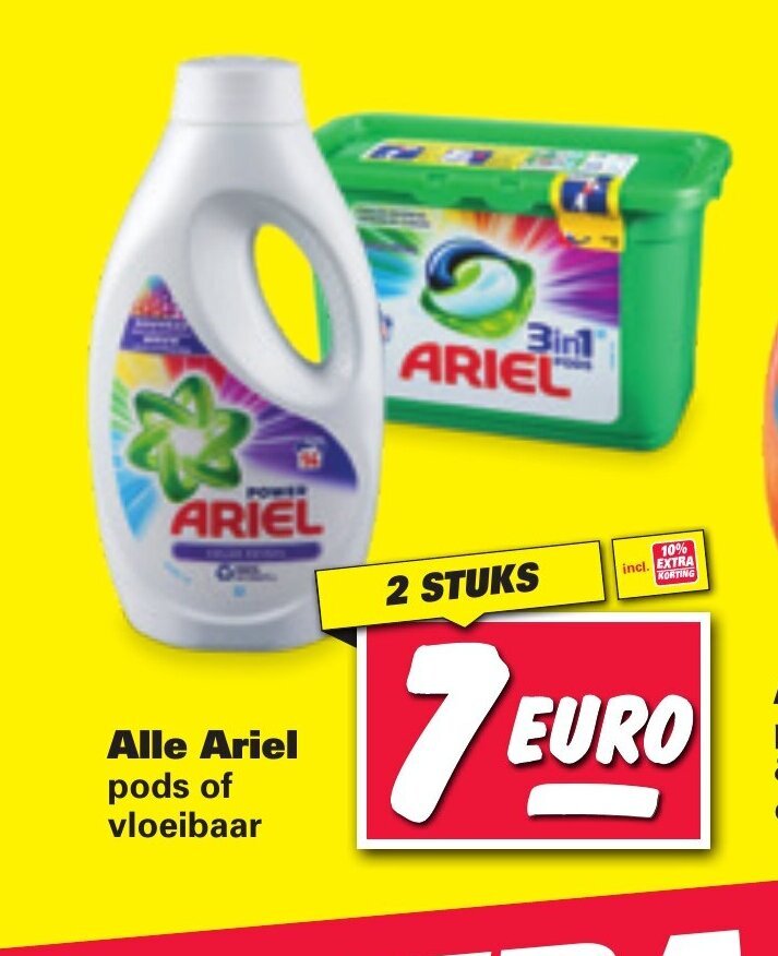 Alle Ariel Pods Of Vloeibaar Stuks Aanbieding Bij Nettorama