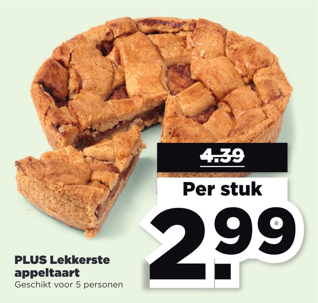 Plus Lekkerste Appeltaart Aanbieding Bij Plus