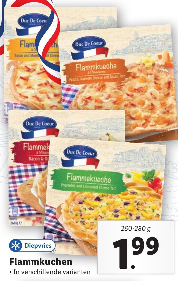 Flammkuchen 260 280g Aanbieding Bij Lidl