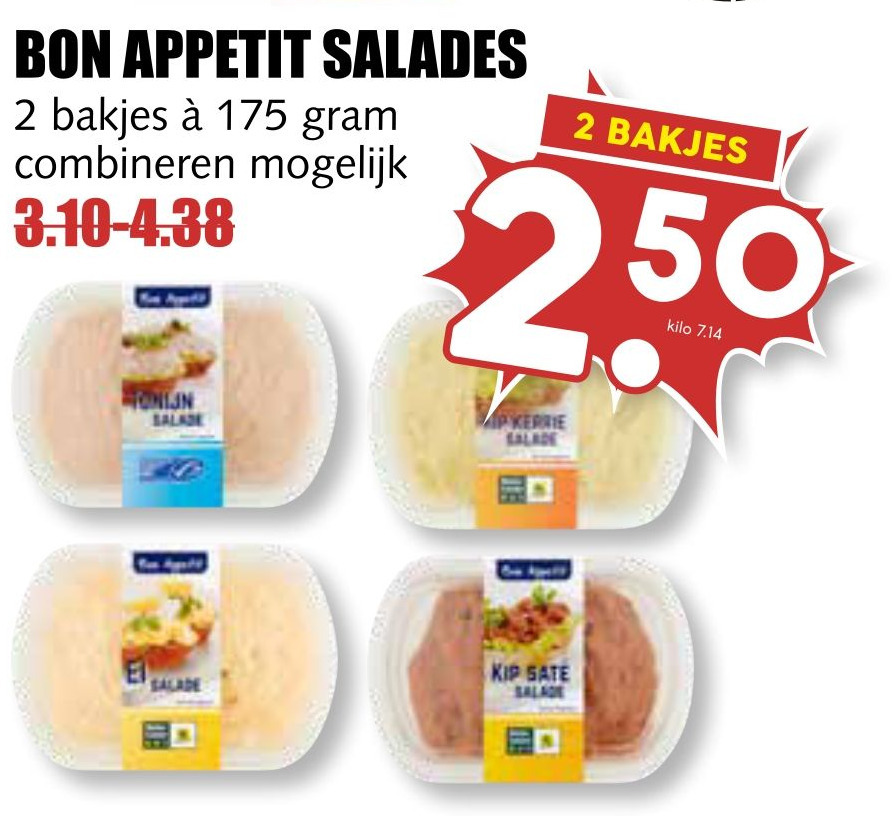 BON APPETIT SALADES Aanbieding Bij MCD Supermarkt