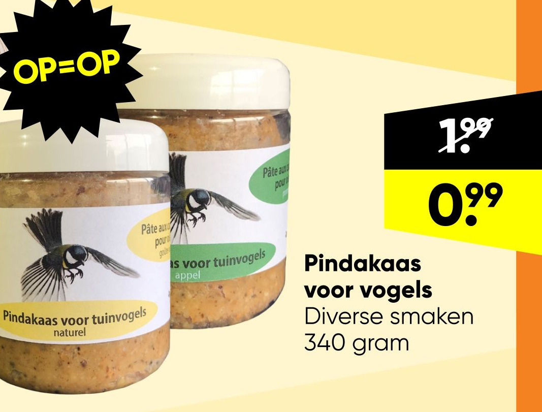 Pindakaas Voor Vogels Aanbieding Bij Big Bazar