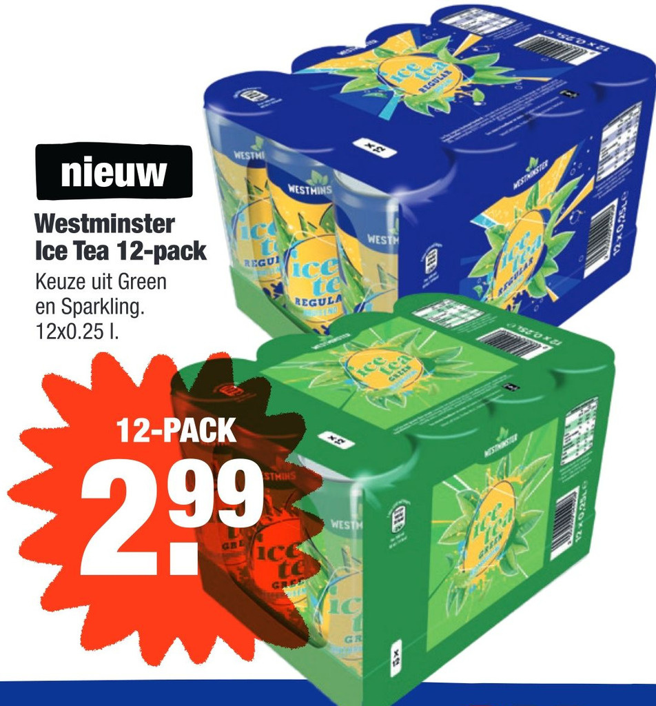 Westminster Ice Tea Pack Aanbieding Bij Aldi