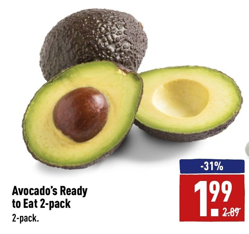 Avocado S Ready To Eat 2 Pack Aanbieding Bij ALDI