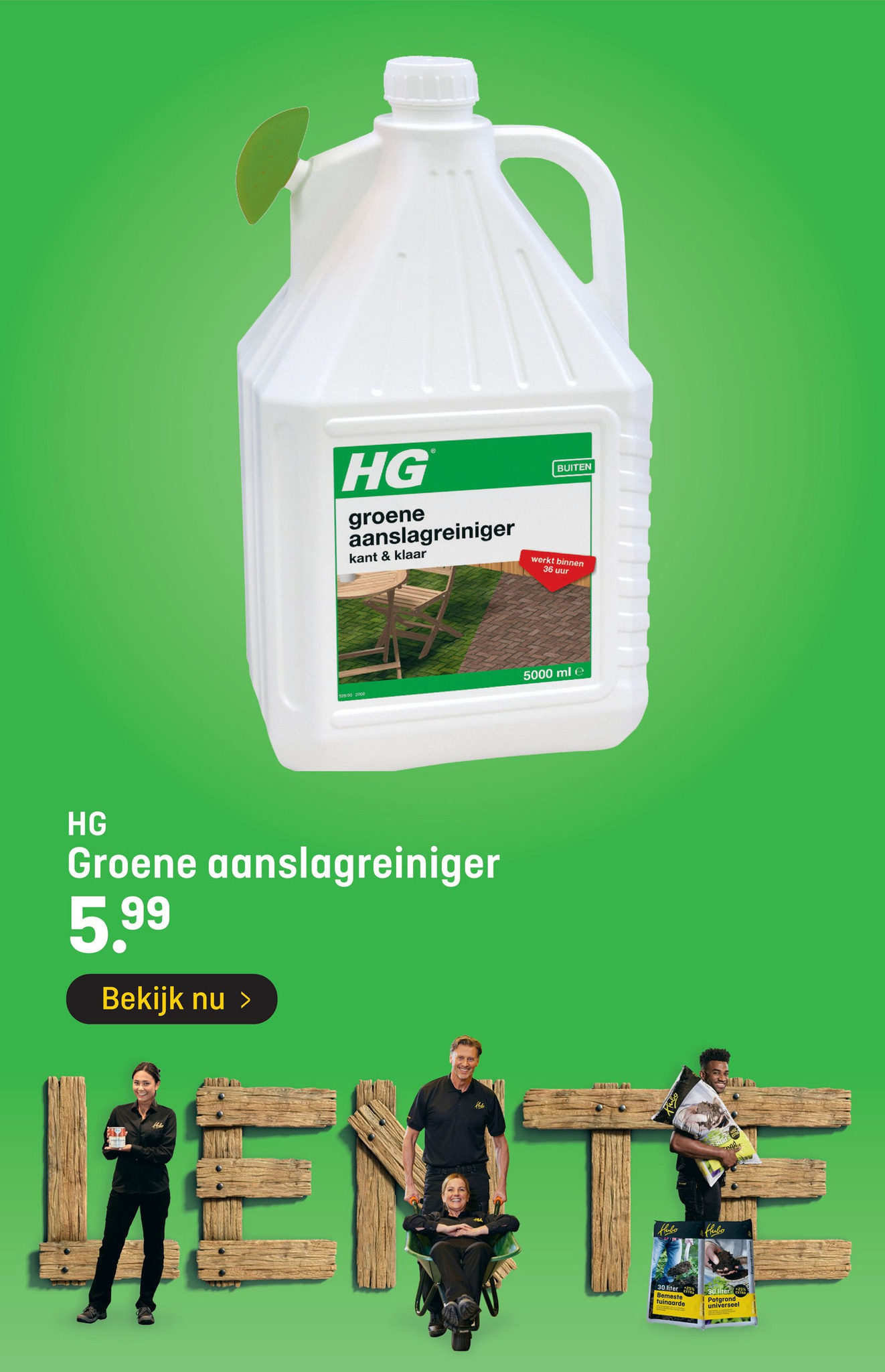 Hg Groene Aanslagreiniger Aanbieding Bij Hubo