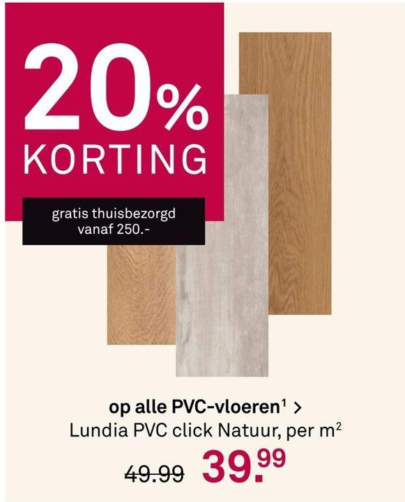 Lundia Pvc Click Natuur Aanbieding Bij Karwei