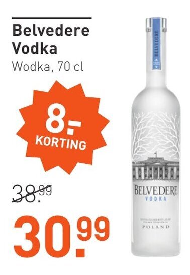 Belvedere Vodka Aanbieding Bij Gall Gall