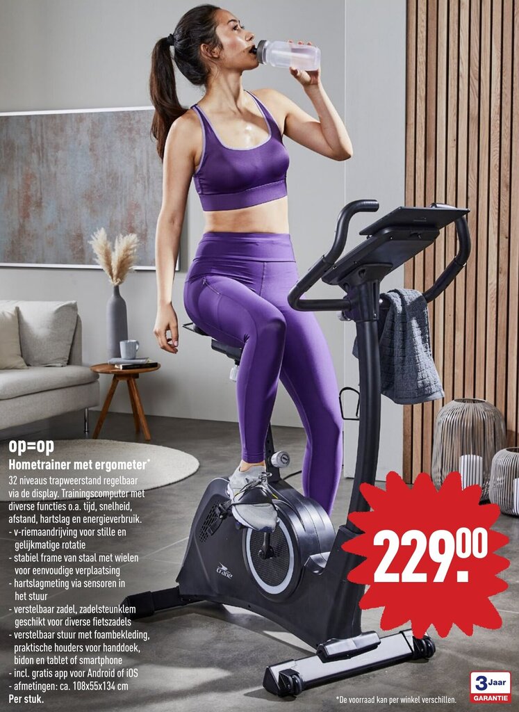 Hometrainer Met Ergometer Aanbieding Bij ALDI