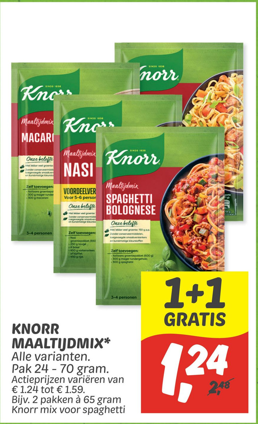 Knorr Maaltijdmix Aanbieding Bij Dekamarkt