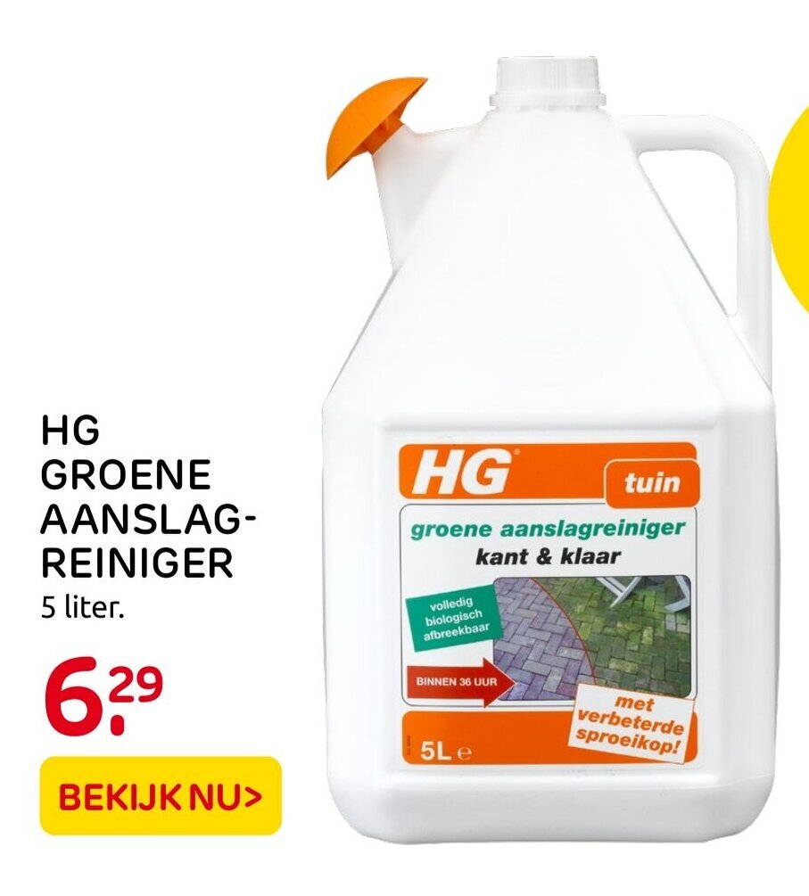 HG Groene Aanslagreiniger 5 Liter Aanbieding Bij Praxis