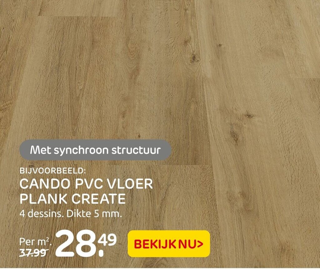 Cando Pvc Vloer Plank Create Aanbieding Bij Praxis