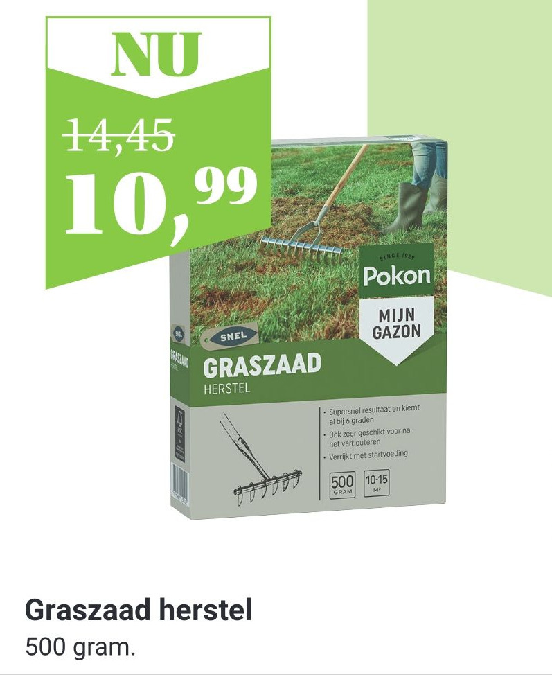 Graszaad Herstel Aanbieding Bij TuinWereld