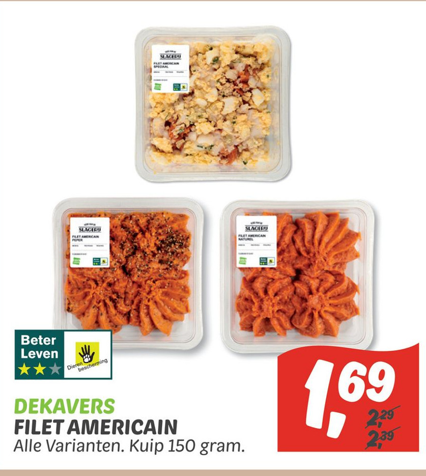 DEKAVERS FILET AMERICAIN Aanbieding Bij Dekamarkt