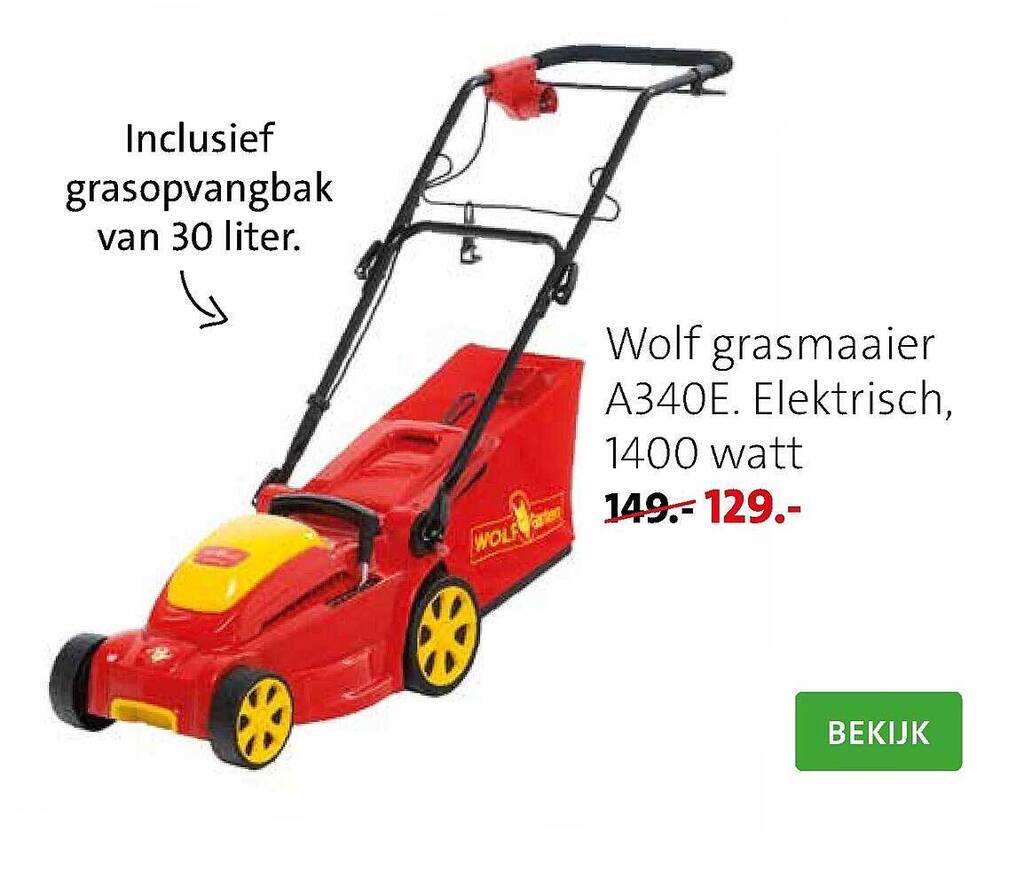 Wolf Grasmaaier A E Aanbieding Bij Intratuin