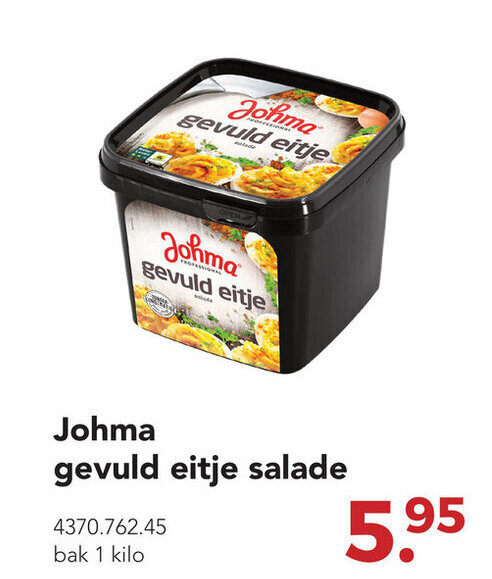 Johma Gevuld Eitje Salade Aanbieding Bij Zegro