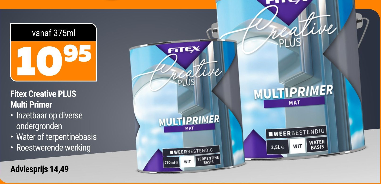 Fitex Creative Plus Multi Primer Aanbieding Bij De Voordeelmarkt