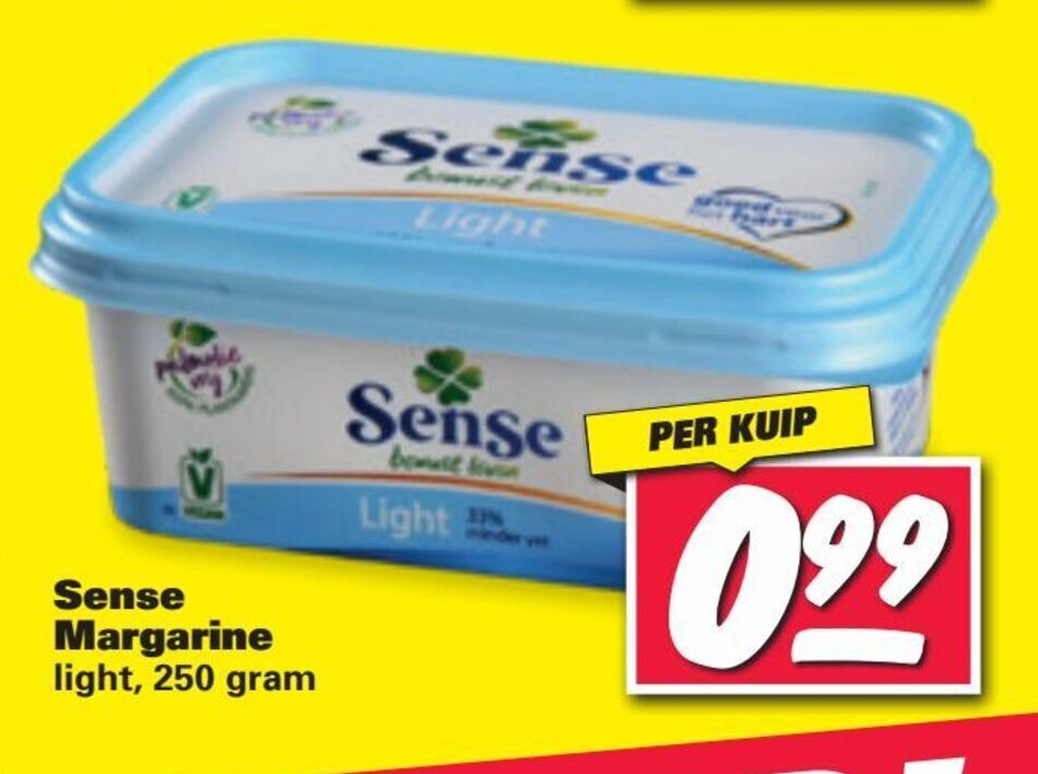 Sense Margarine Light G Aanbieding Bij Nettorama