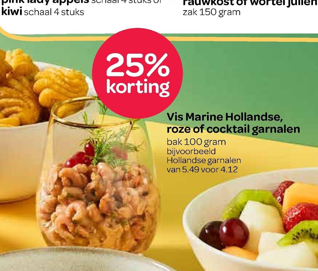 Vis Marine Hollandse Rose Of Cocktail Garnalen 100 Gram Aanbieding Bij