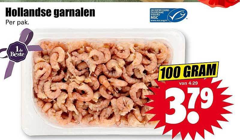 Hollandse Garnalen Aanbieding Bij Dirk