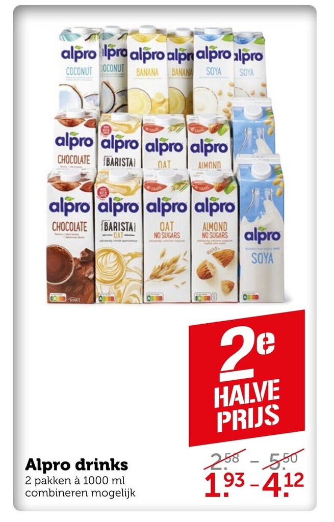 Alpro Drinks Ml Aanbieding Bij Coop