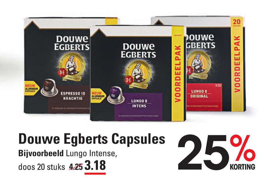 Douwe Egberts Capsules Stuks Aanbieding Bij De Kweker